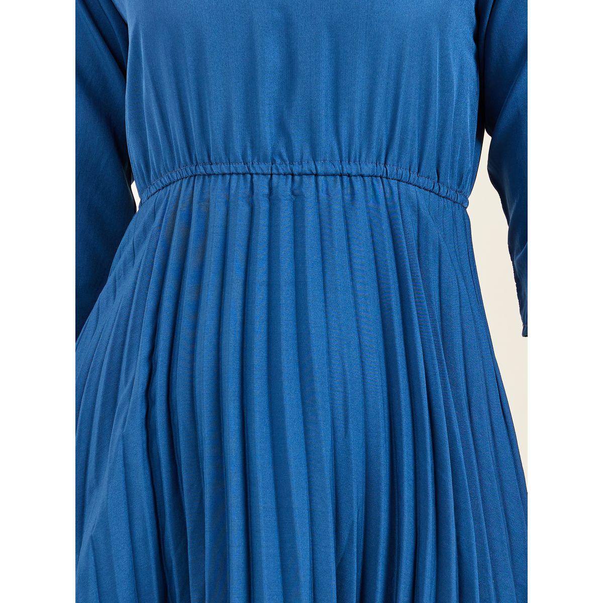 Styli Accordion Pleated A-line Maxi Dress-women-clothing-dresses-image-3