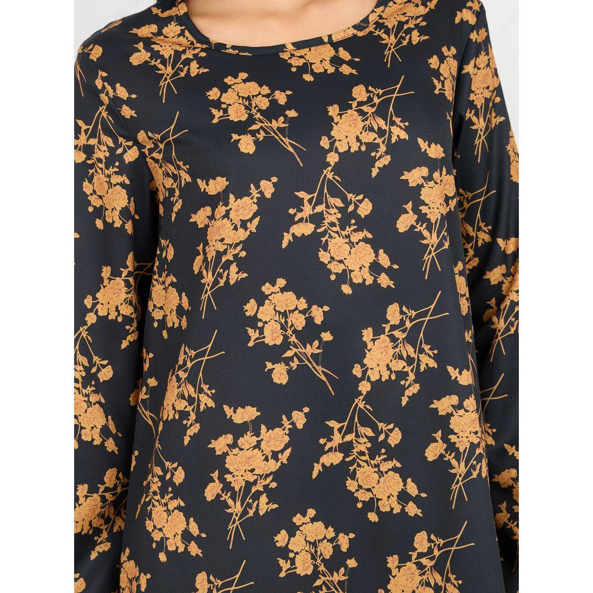 فستان طويل مطبع بالكامل بطبعة زهور-women-clothing-dresses-image-2