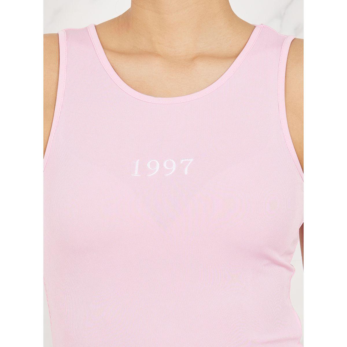 Styli Ribbed 1997 Embroidered Fitted Tank-women-clothing-tshirts-image-4