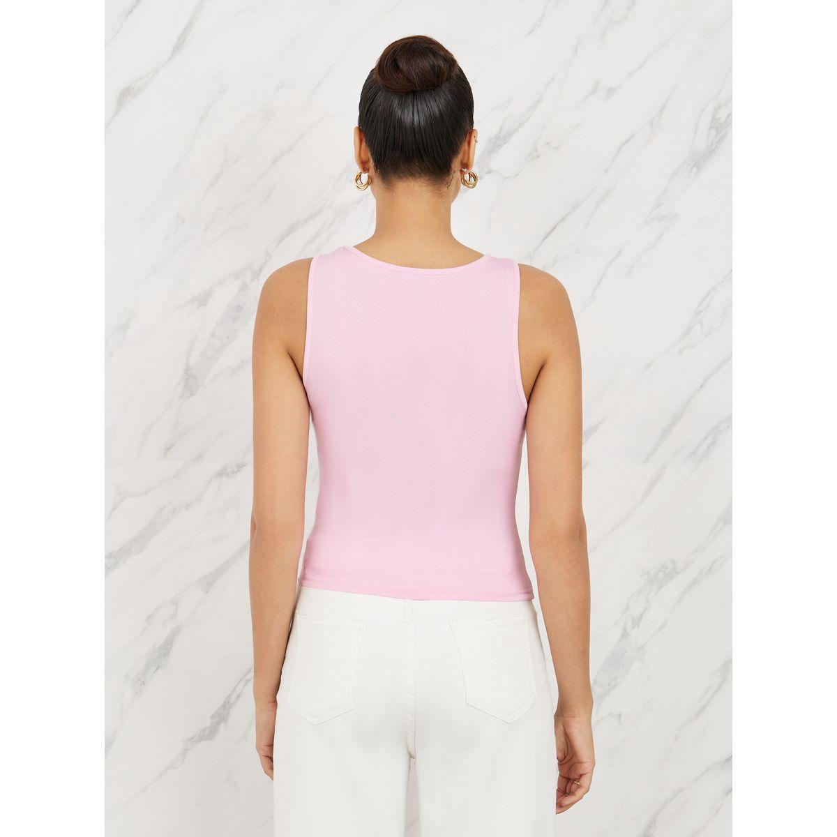 Styli Ribbed 1997 Embroidered Fitted Tank-women-clothing-tshirts-image-5