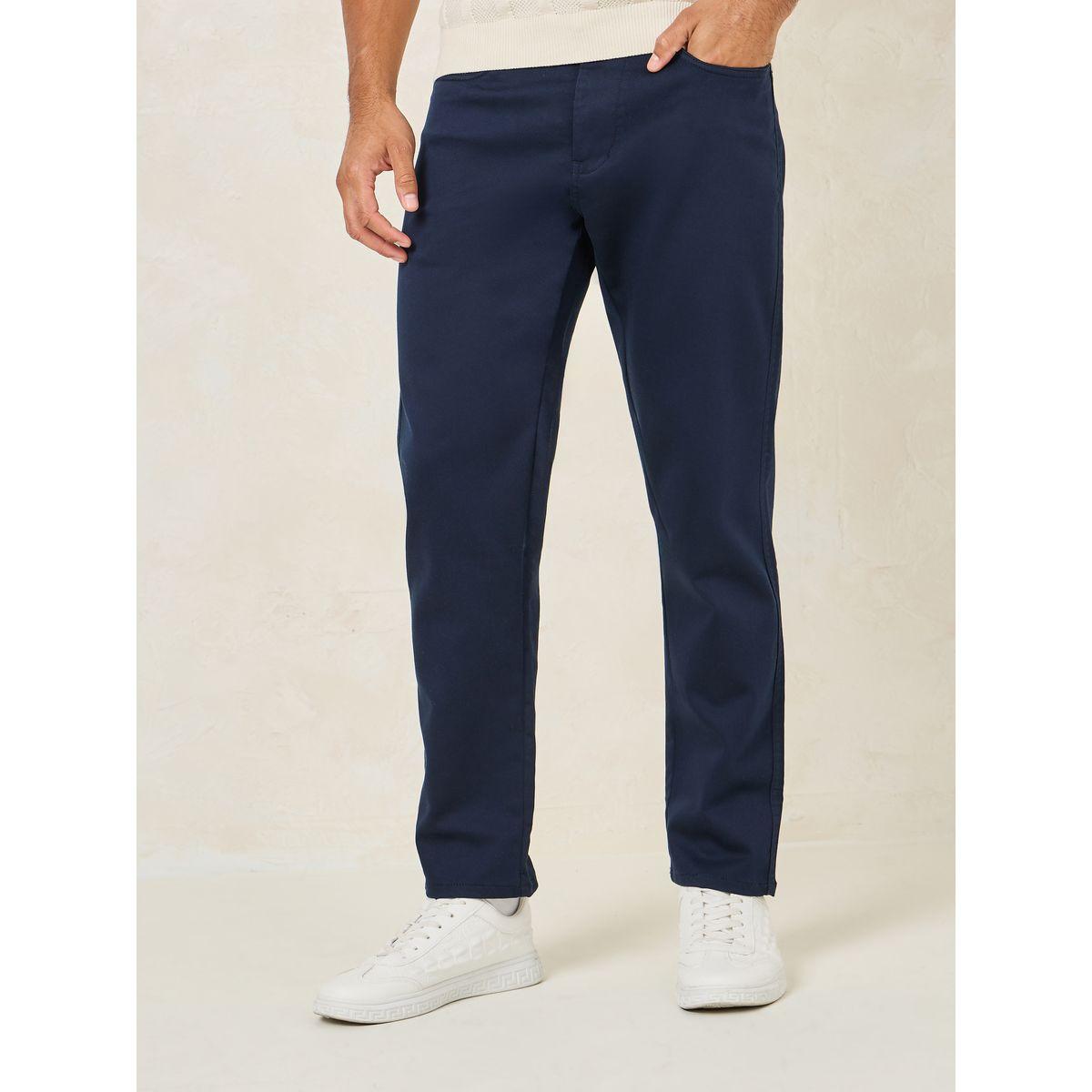 Styli 5-Pocket Knitted Twill Stretch Cotton Chinos-men-clothing-bottoms-trousersandchinos-chinos-image-1