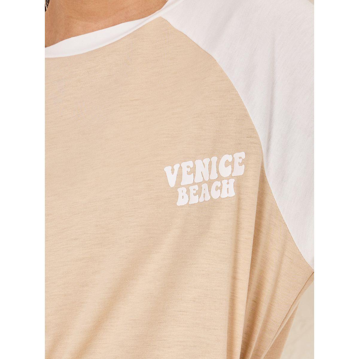 Styli Oversized Venice Beach Slogan Raglan Sleeves T-Shirt-women-clothing-tshirts-image-4