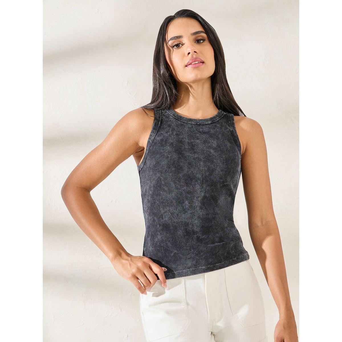 بلوزة بلا اكمام بنمط ريسر باك-women-clothing-tshirts-image-4
