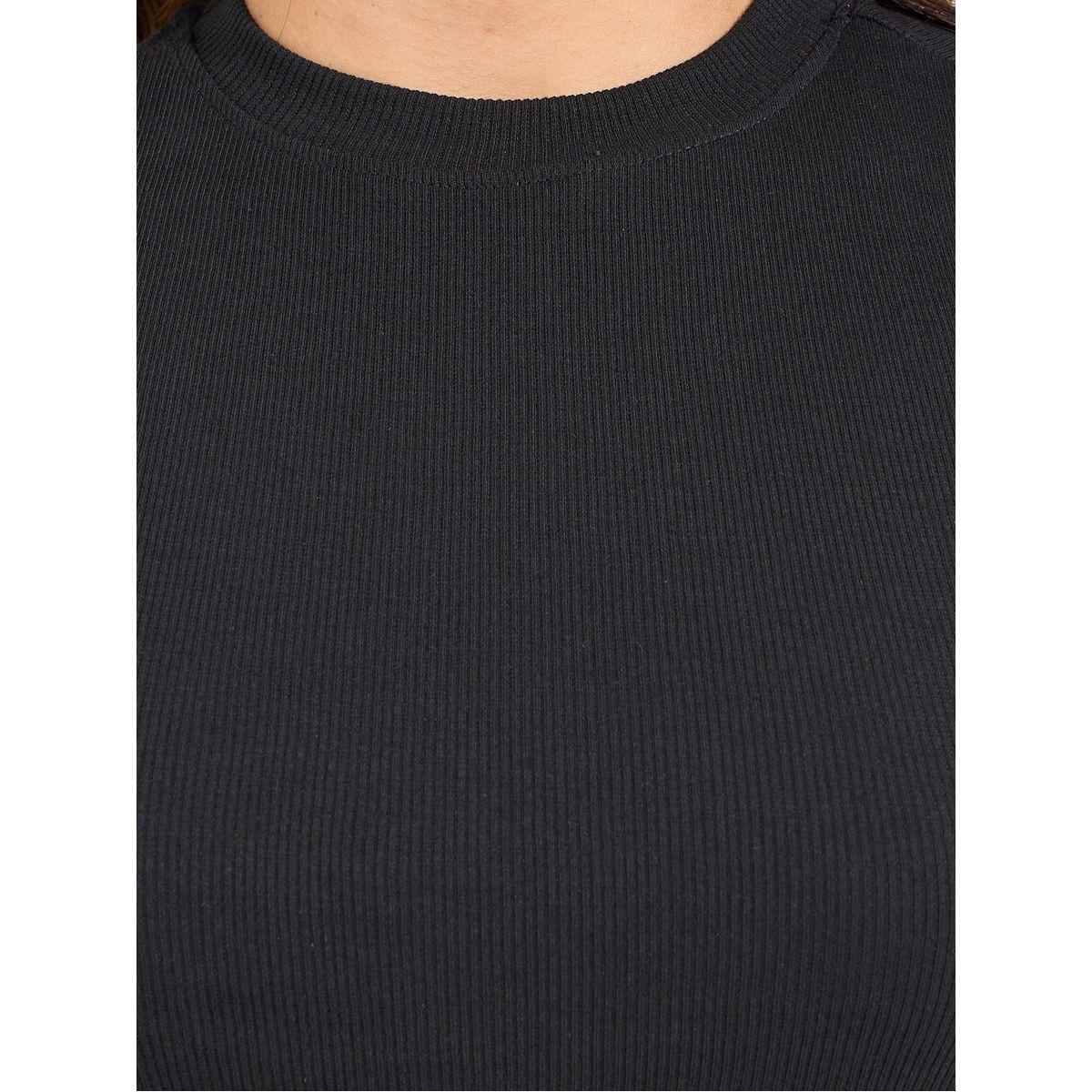 بلوزة مضلعة بلا اكمام مع ياقة عالية-women-clothing-tshirts-image-3