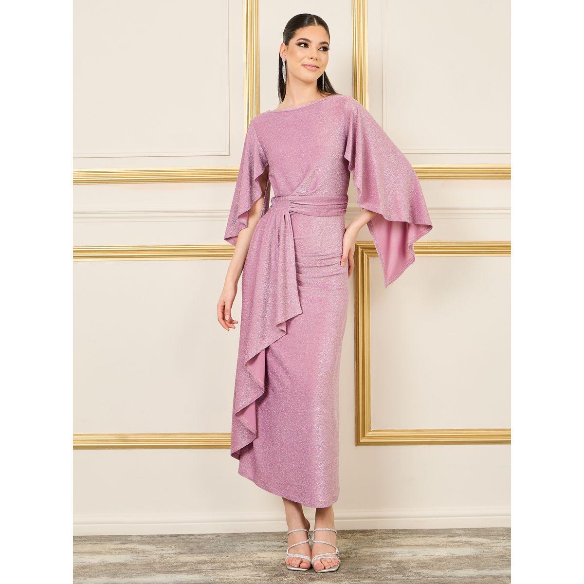 Styli Limited Mock Wrap Skirt Ruffled Maxi Dress-women-clothing-dresses-image-1