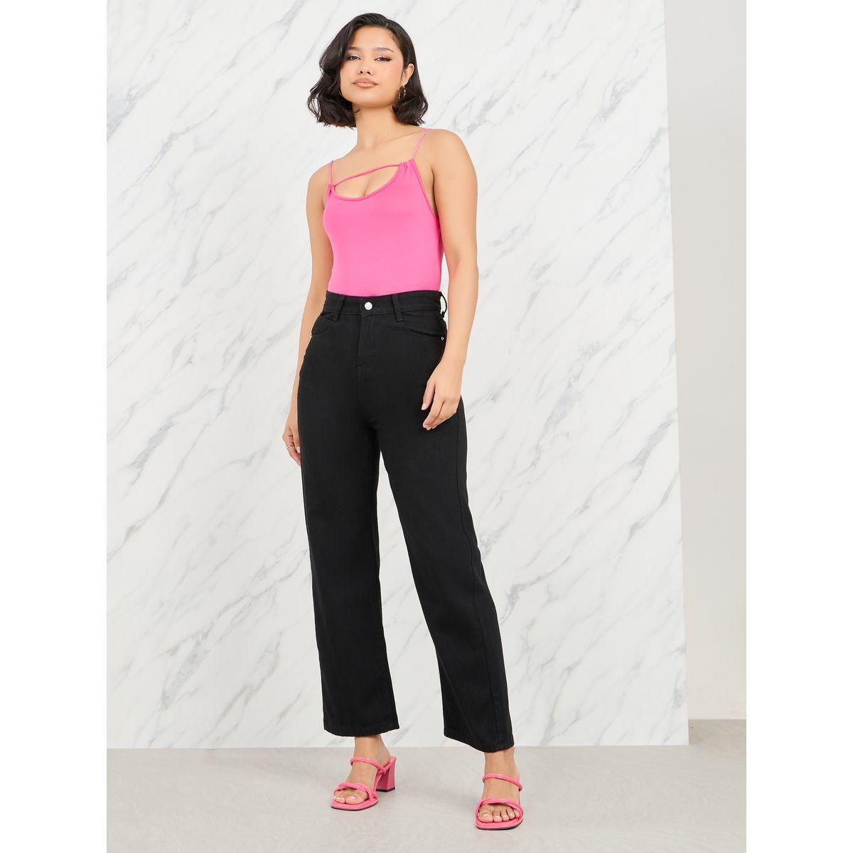Styli High Rise Straight Leg Jeans-women-clothing-bottoms-jeans-image-2