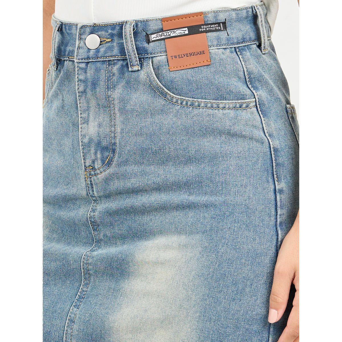تنورة ميدي دنيم مزينة بشق-women-clothing-bottoms-skirts-image-3