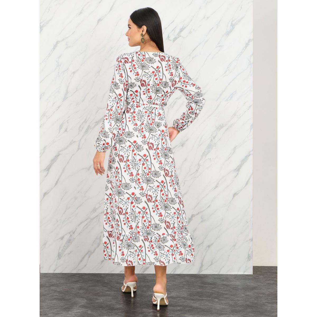 فستان طويل بطبعة مجردة مع رباط خصر-women-clothing-dresses-image-4