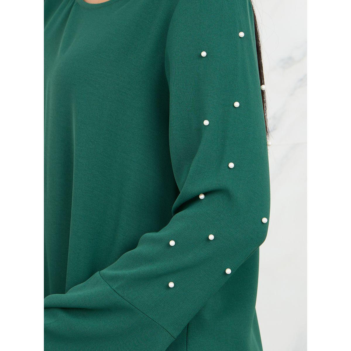 Styli Pearl Detail SleevesA-Line Maxi Dress-women-clothing-dresses-image-4