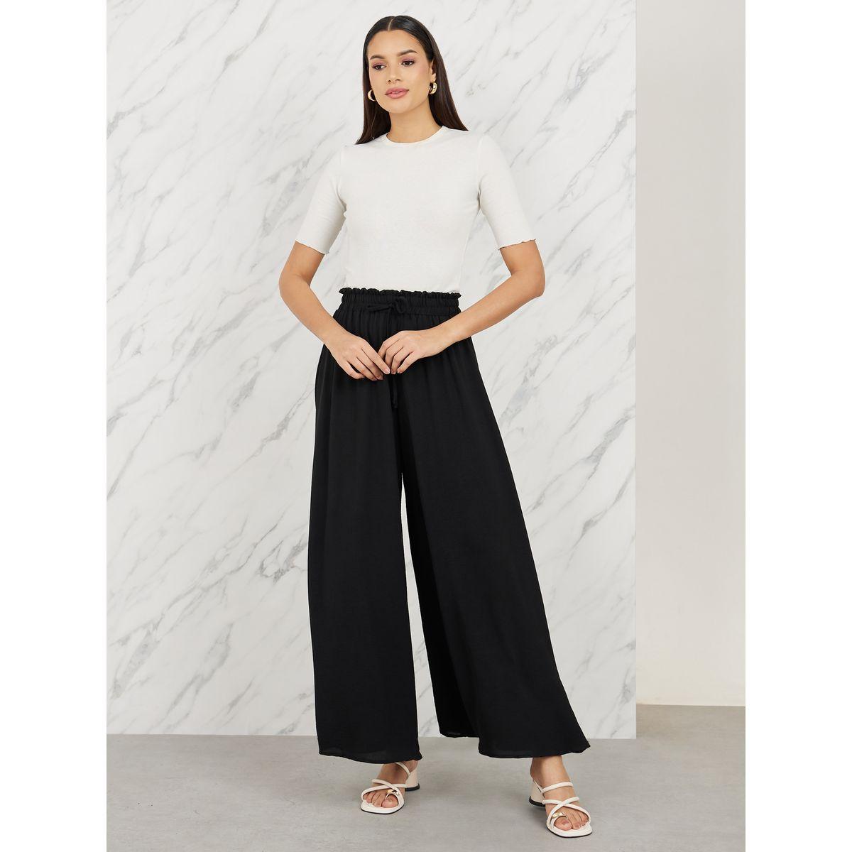Styli Paperbag Waist Wide Flare Pant-women-clothing-bottoms-trousers-image-2