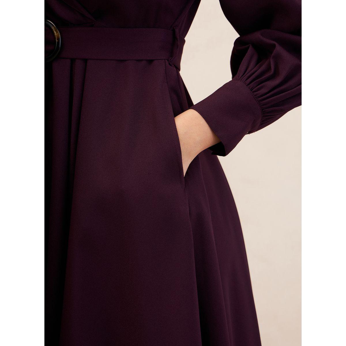 فستان ميدي برباط خصر وإبزيم فِميلا × ستايلي-women-clothing-dresses-image-4