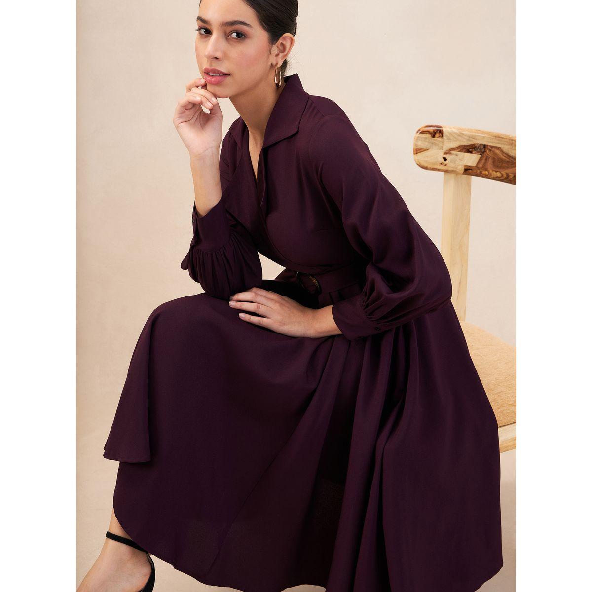 فستان ميدي برباط خصر وإبزيم فِميلا × ستايلي-women-clothing-dresses-image-7