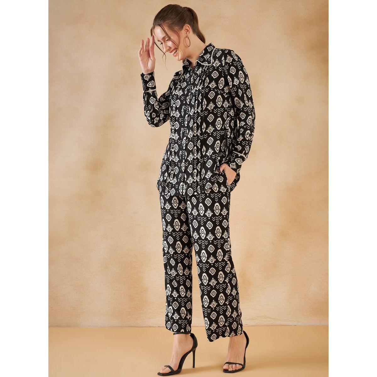 طقم منسق من ( بنطال + بلوزة ) فِميلا × ستايلي-women-clothing-coordsets-image-1