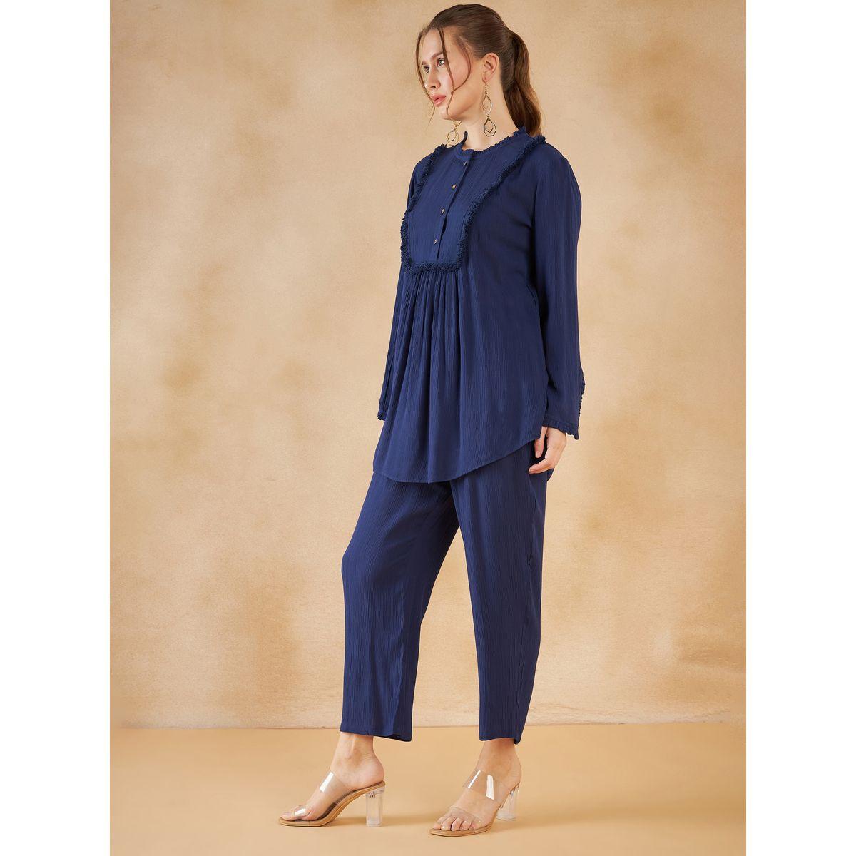 طقم منسق من ( بنطال + بلوزة ) فِميلا × ستايلي-women-clothing-coordsets-image-3