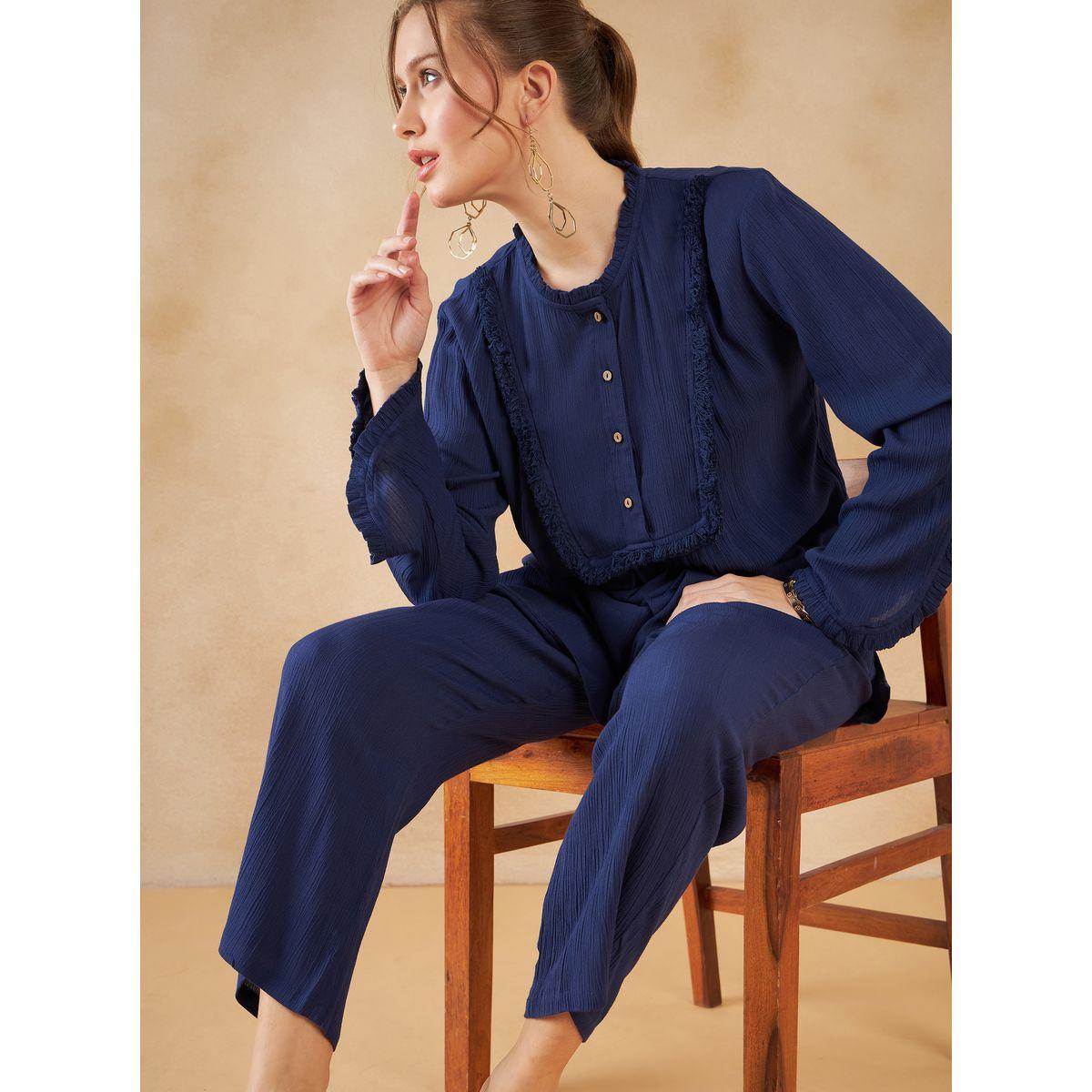 طقم منسق من ( بنطال + بلوزة ) فِميلا × ستايلي-women-clothing-coordsets-image-5