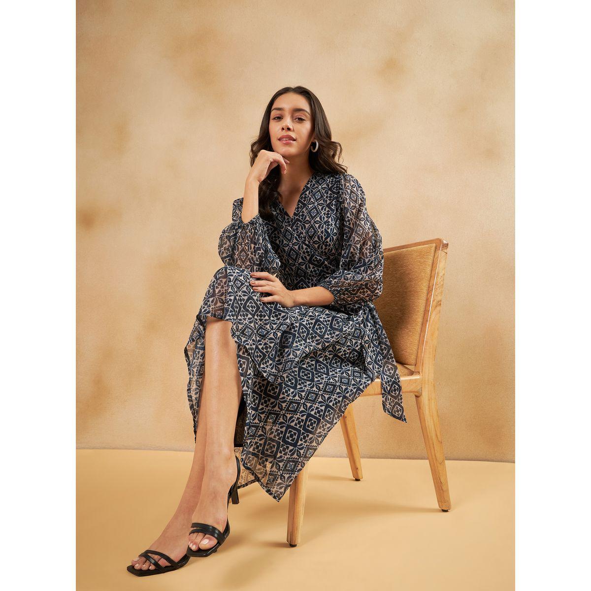 Femmella Bohemian Print Asymmetric Hem A-Line Midi Dress-women-clothing-dresses-image-6