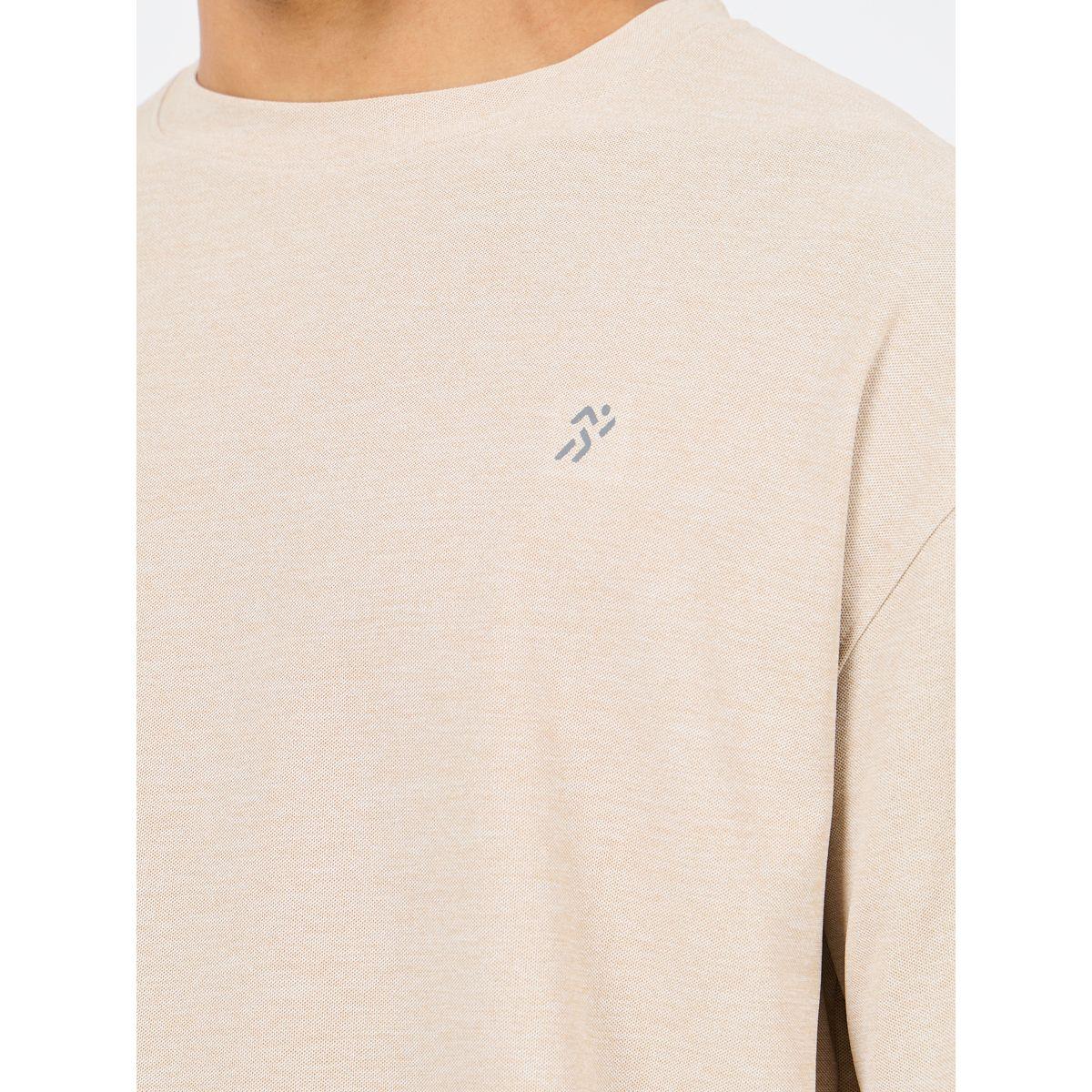 تيشيرت محبوك واسع بتفاصيل ميلانج-men-clothing-sportswearandactivewear-tshirtsandpolos-image-3