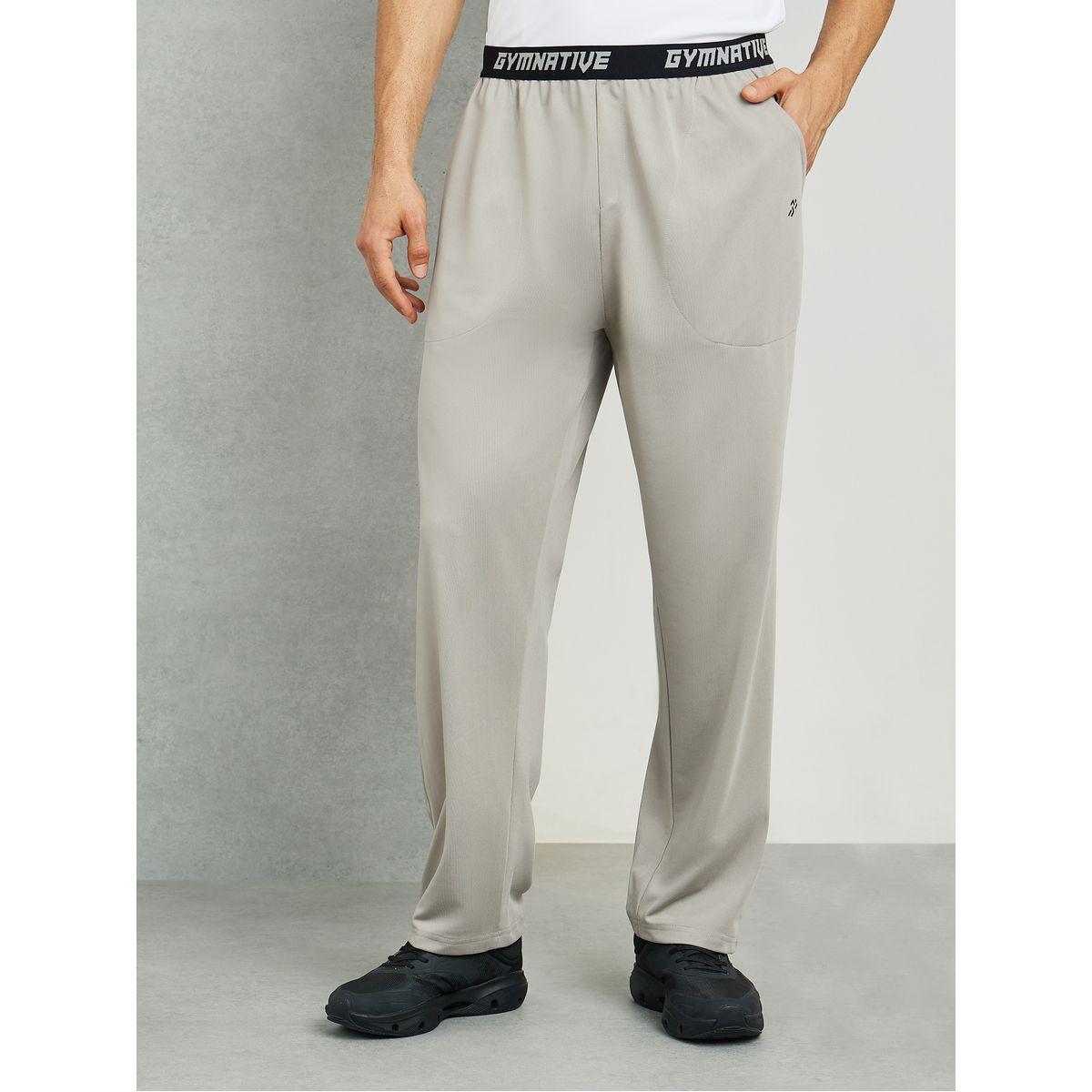 Styli Active Super Soft Relaxed Fit Training Track Pants with Contrast Elastic Waistband-men-clothing-sportswearandactivewear-bottoms-joggers-image-1