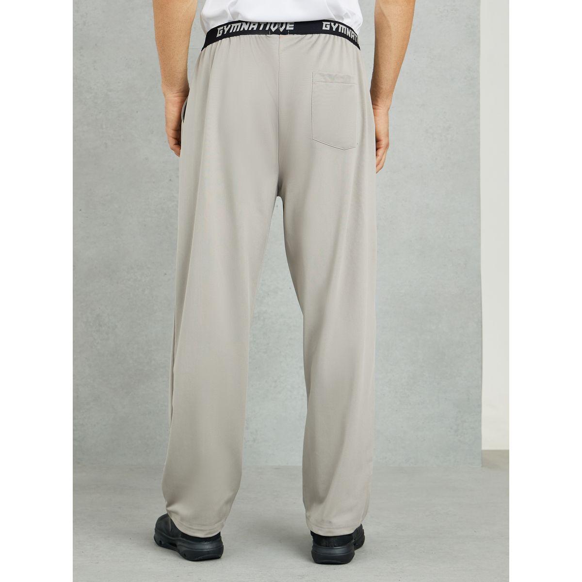 Styli Active Super Soft Relaxed Fit Training Track Pants with Contrast Elastic Waistband-men-clothing-sportswearandactivewear-bottoms-joggers-image-4