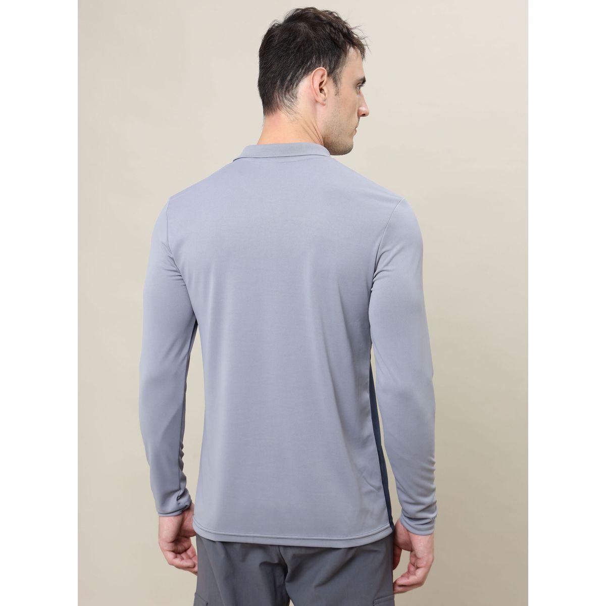 تيشيرت بياقة بولو وقصة سليم فت تكنوسبورت × ستايلي-men-clothing-sportswearandactivewear-tshirtsandpolos-image-4
