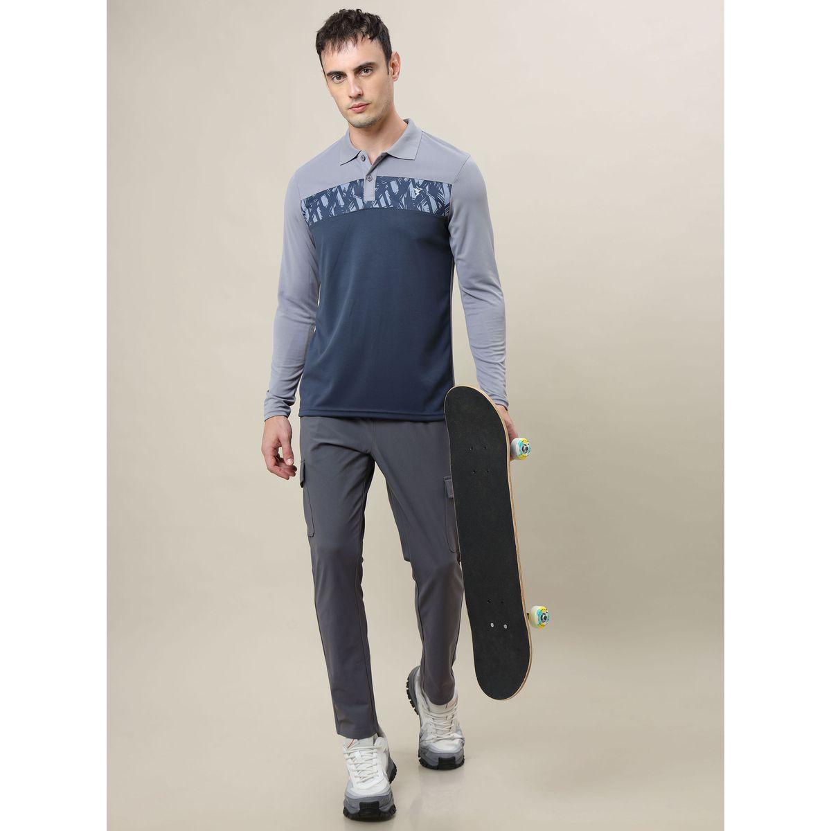 تيشيرت بياقة بولو وقصة سليم فت تكنوسبورت × ستايلي-men-clothing-sportswearandactivewear-tshirtsandpolos-image-5