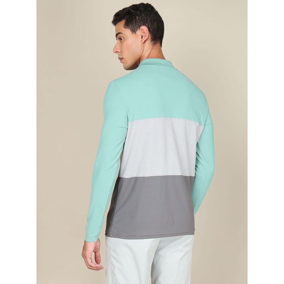تيشيرت بياقة بولو وقصة سليم فت تكنوسبورت × ستايلي-men-clothing-sportswearandactivewear-tshirtsandpolos-image-4