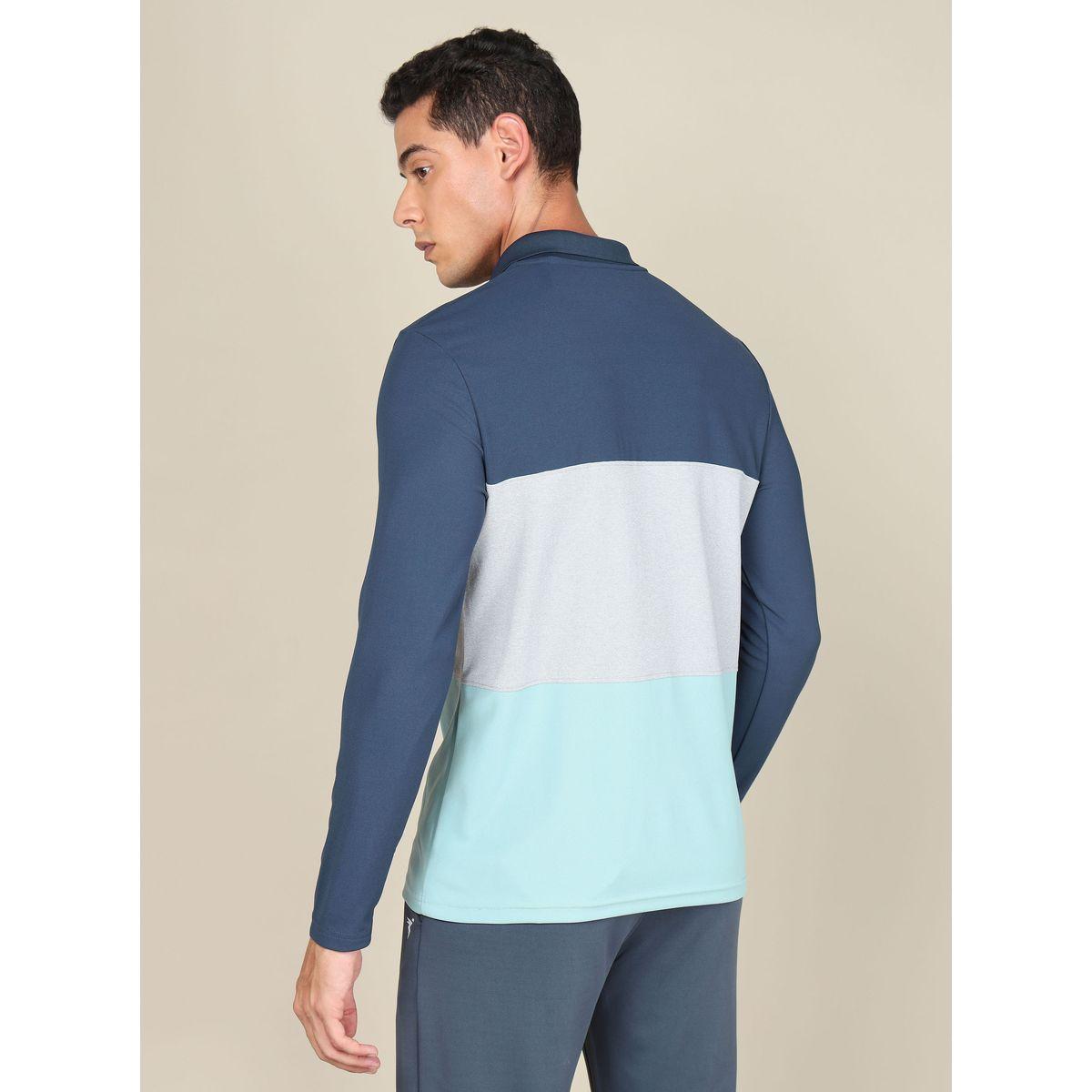 Technosport X Styli  Colorblock Pique Slim Fit Polo T-Shirt with Long Sleeves-men-clothing-sportswearandactivewear-tshirtsandpolos-image-3