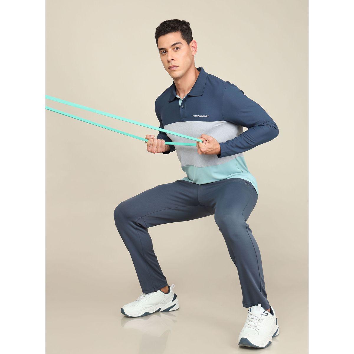 تيشيرت بياقة بولو وقصة سليم فت تكنوسبورت × ستايلي-men-clothing-sportswearandactivewear-tshirtsandpolos-image-4