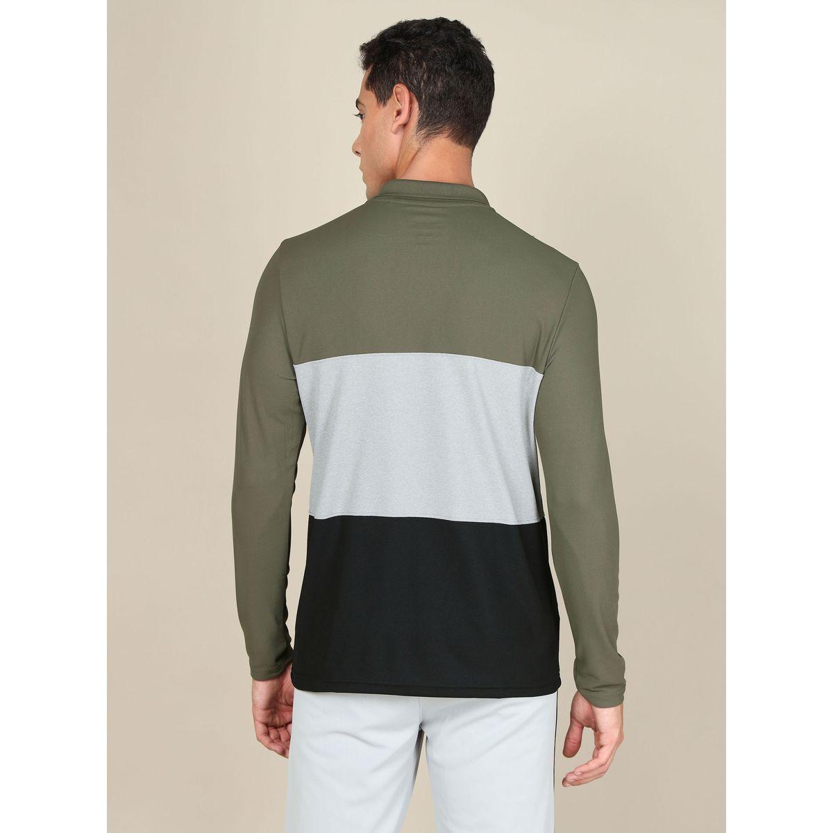 تيشيرت بياقة بولو وقصة سليم فت تكنوسبورت × ستايلي-men-clothing-sportswearandactivewear-tshirtsandpolos-image-4