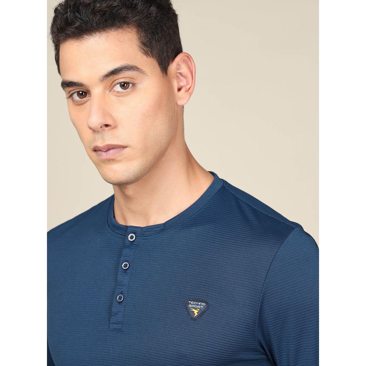 تيشيرت رياضي مزين بشارة تكنوسبورت × ستايلي-men-clothing-sportswearandactivewear-tshirtsandpolos-image-2