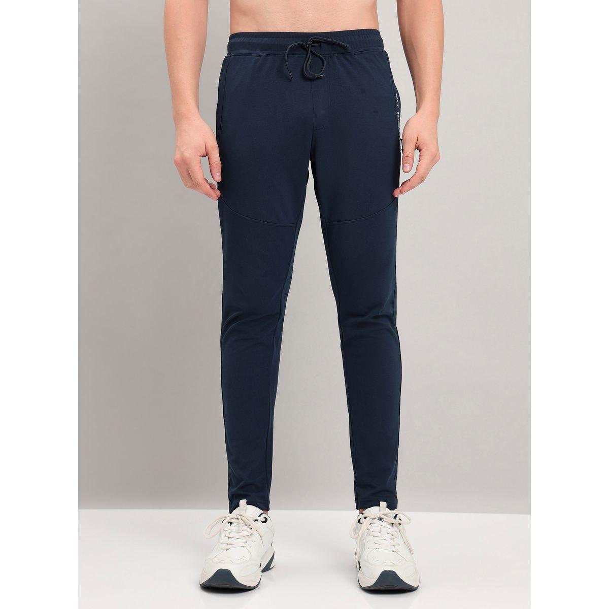 Technosport X Styli  Slogan Print Pocket Slim Fit Track Pants-sports-men-clothing-bottoms-image-1