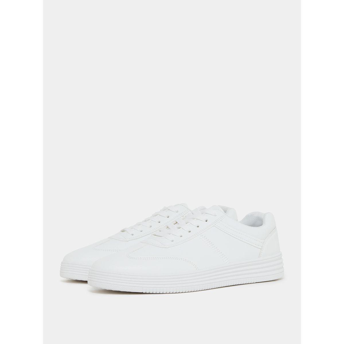 Styli Stitch Detail Lace Up Sneakers-men-shoes-sneakers-image-2