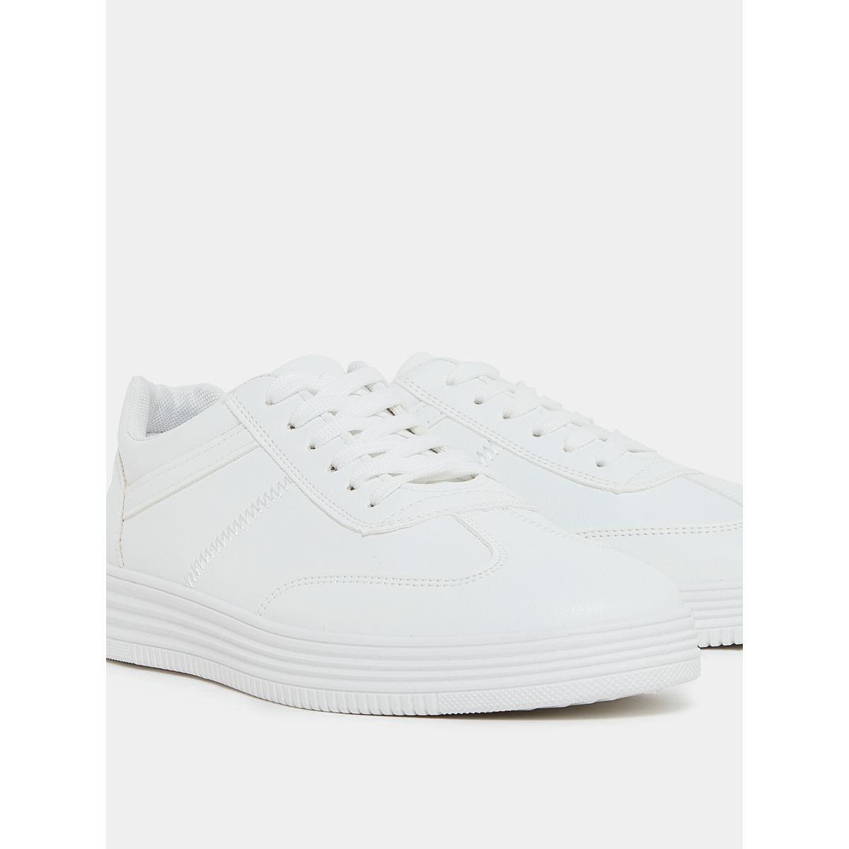 Styli Stitch Detail Lace Up Sneakers-men-shoes-sneakers-image-4