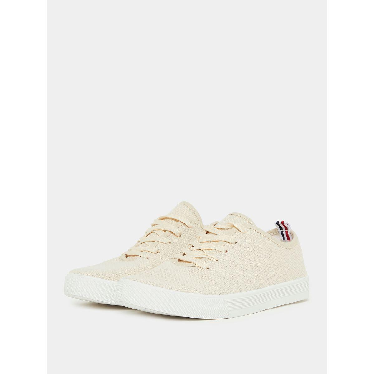Styli Knitted Canvas Lace Up Shoes-men-shoes-sneakers-image-1