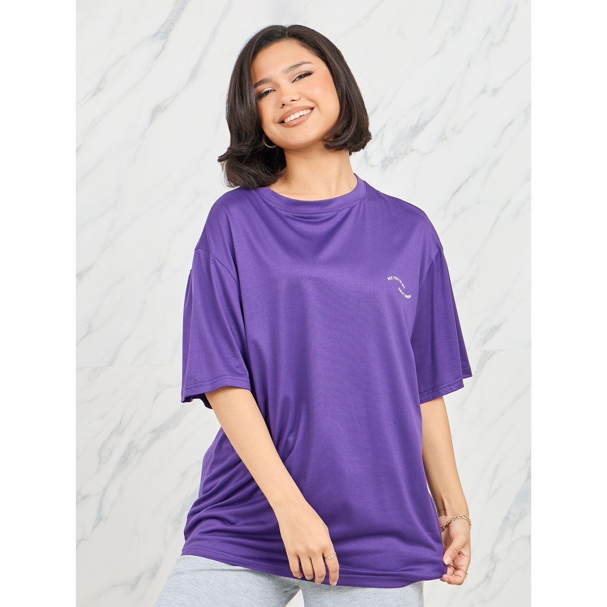 Styli Oversized See You In My Next Dream Print T-Shirt-women-clothing-tshirts-image-2