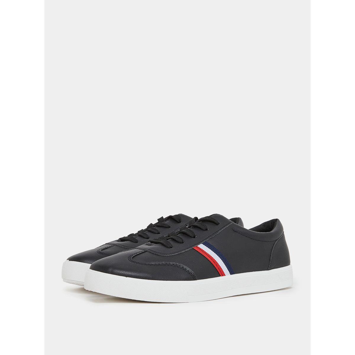 Styli Tape Detail Casual Lace Up Sneakers-men-shoes-sneakers-image-1