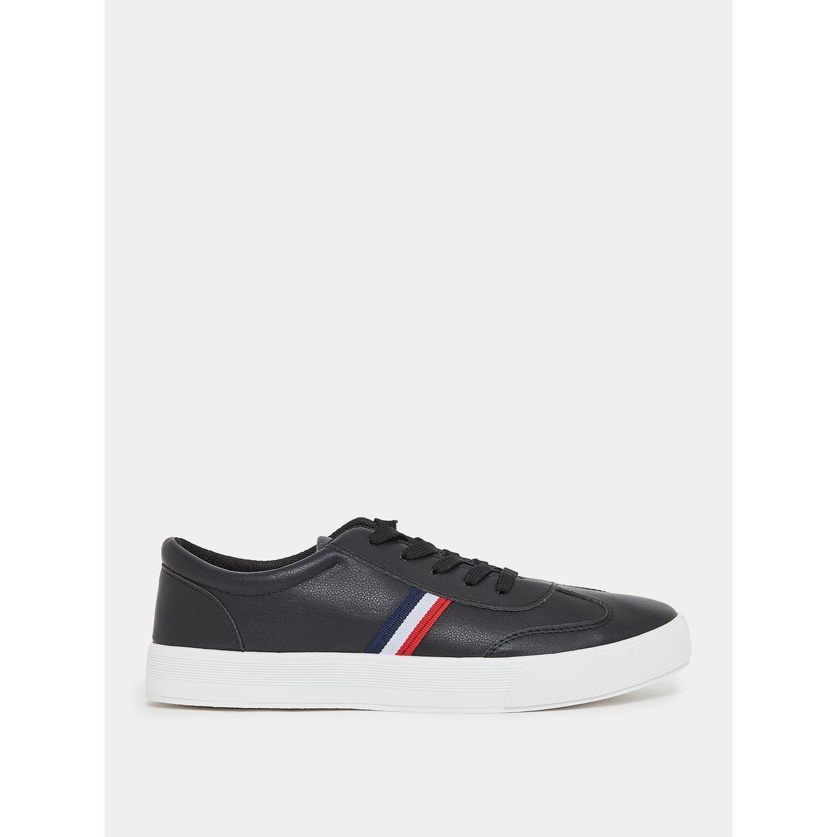 Styli Tape Detail Casual Lace Up Sneakers-men-shoes-sneakers-image-2