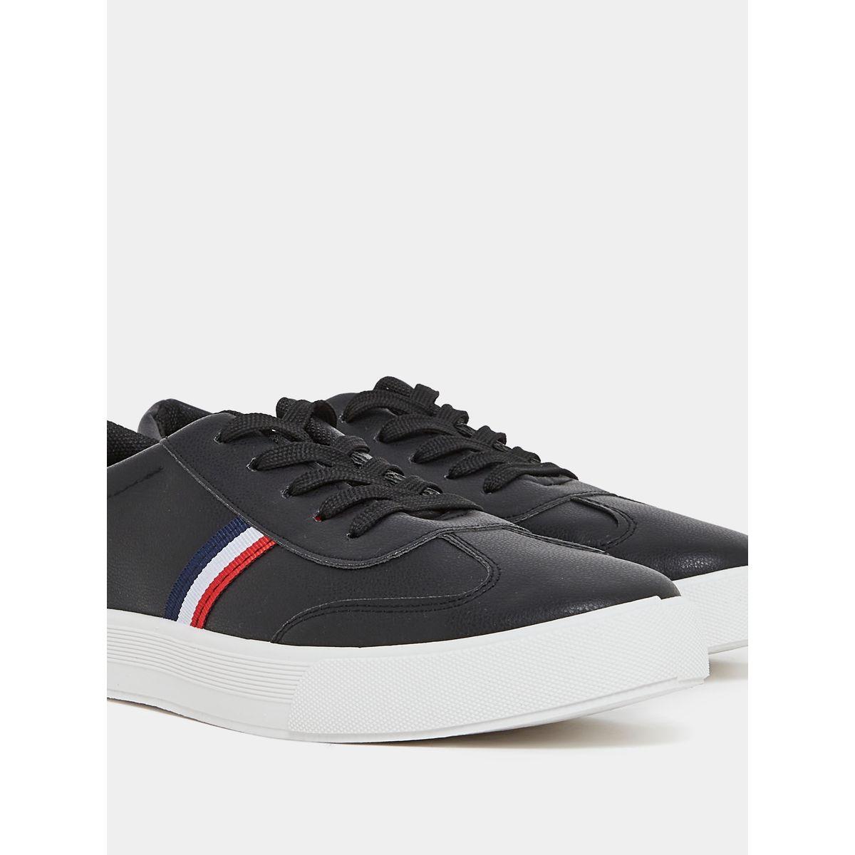 Styli Tape Detail Casual Lace Up Sneakers-men-shoes-sneakers-image-3