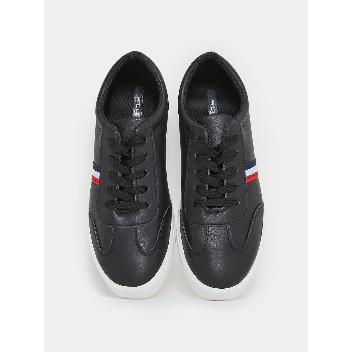 Styli Tape Detail Casual Lace Up Sneakers-men-shoes-sneakers-image-5