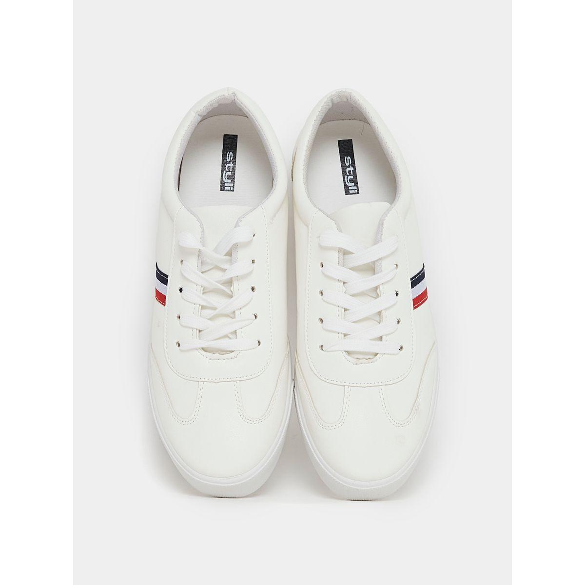 Styli Striped Detail Lace Up Platform Sneakers-men-shoes-sneakers-image-5
