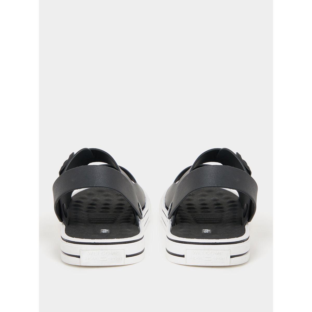 Styli Buckle Double Strap Sandal with Back Strap-men-shoes-sandals-image-4