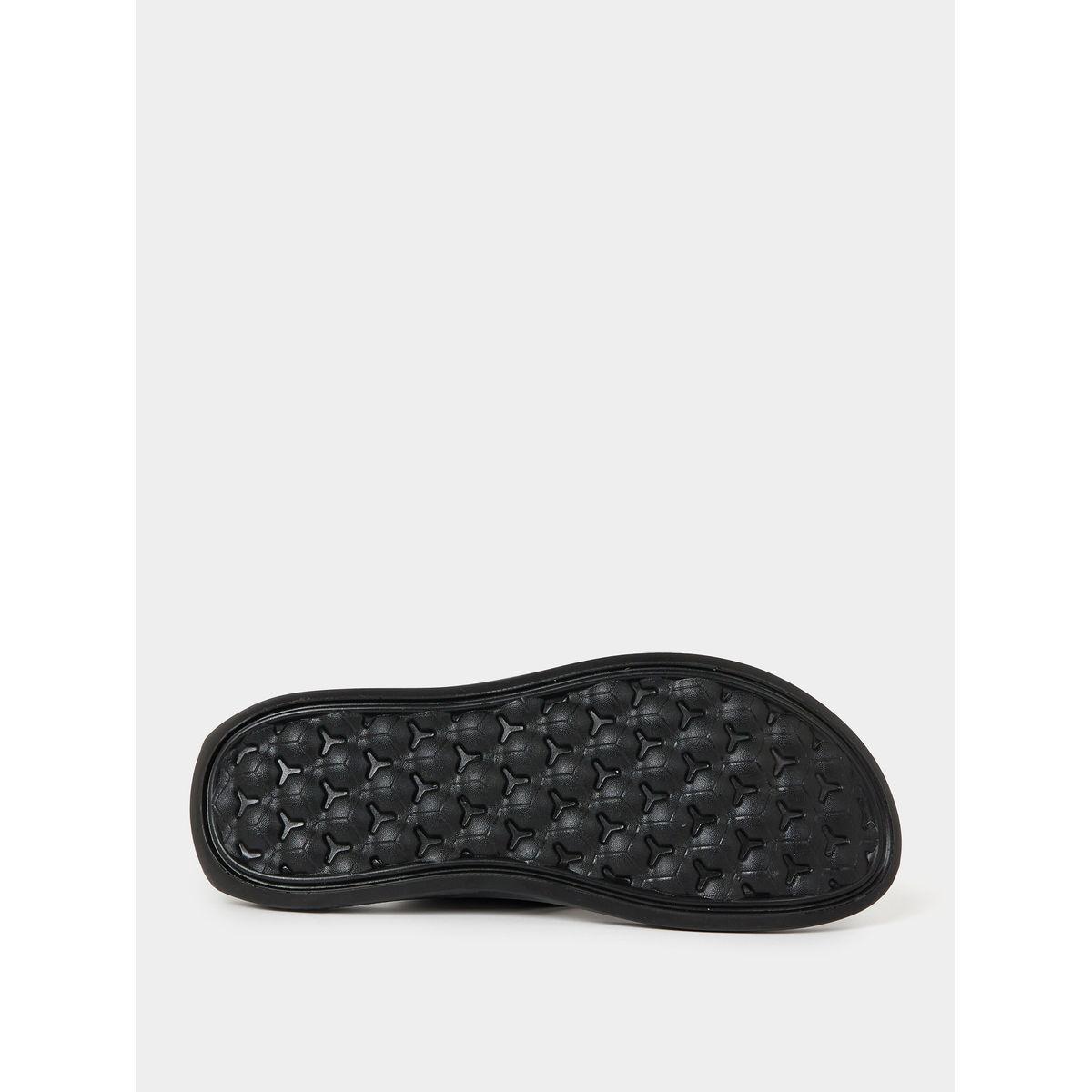 Styli Checked Cross Strap Luxurious Slides-men-shoes-flipflopsandslides-image-6