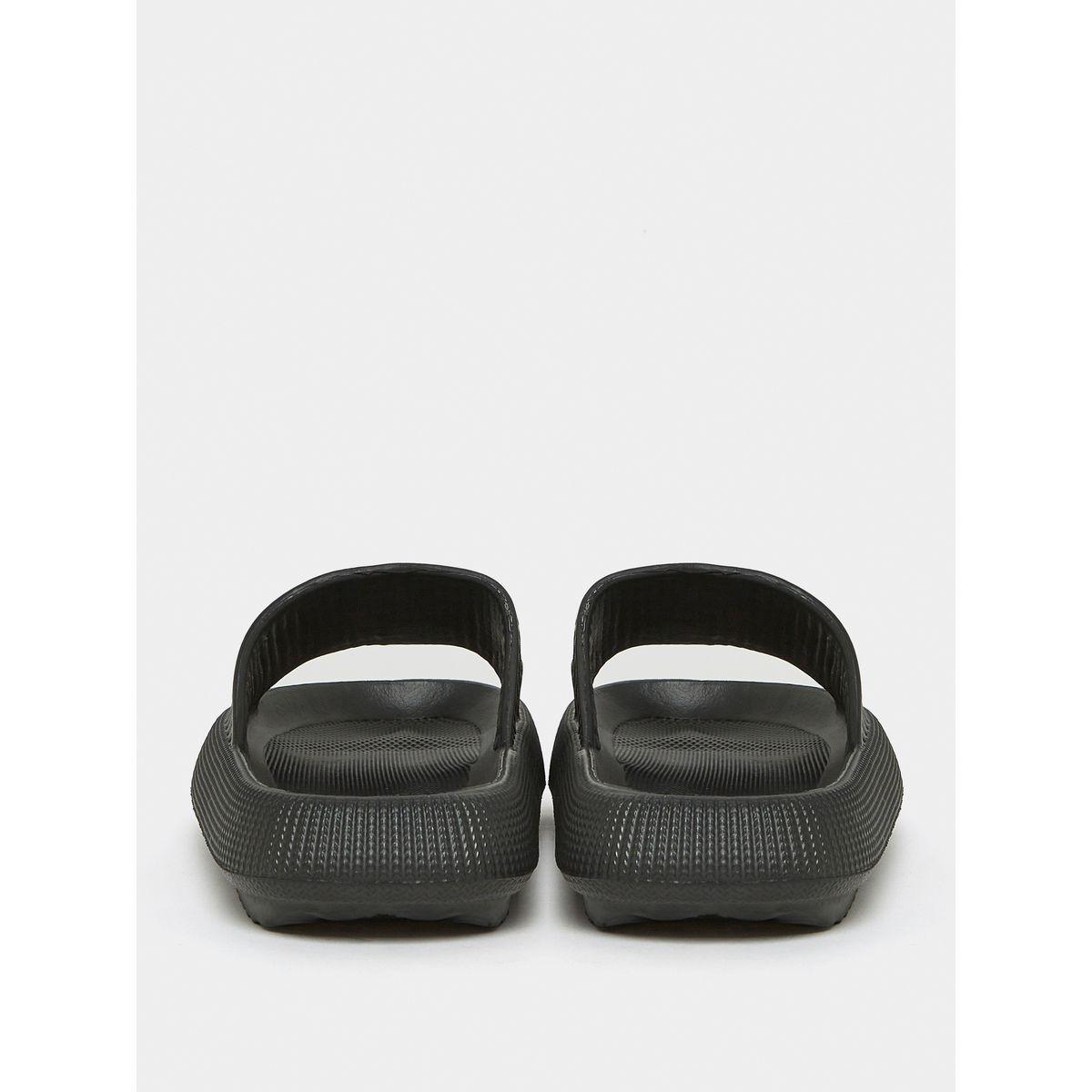 Styli Textured Single Band Chunky Sole Slides-men-shoes-flipflopsandslides-image-4