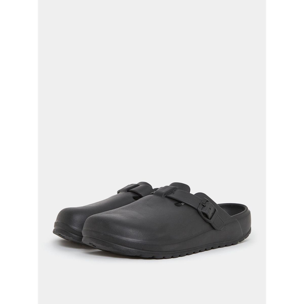 Styli Buckle Detail Non Slip Clog Sandals-men-shoes-sandals-image-1