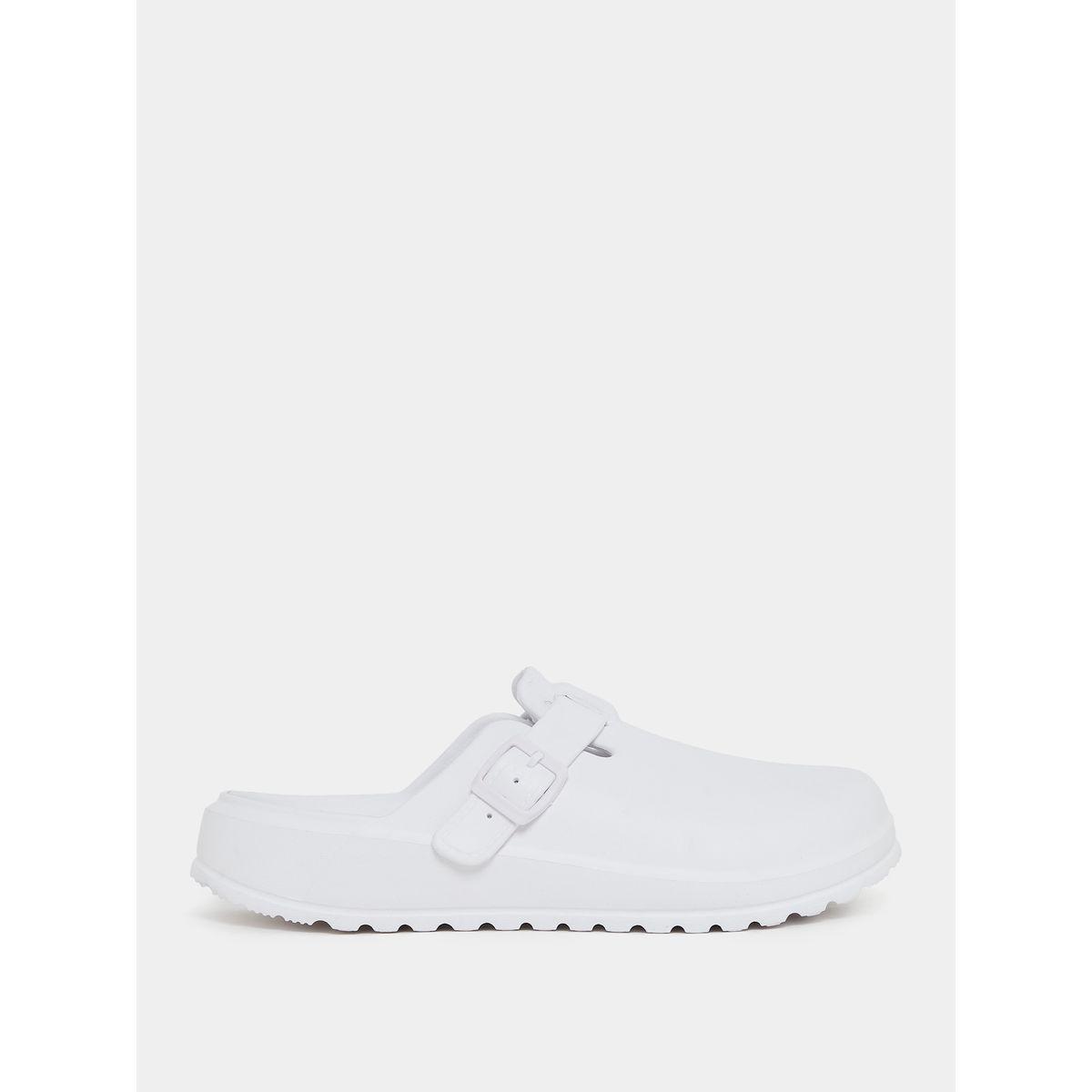 Styli Buckle Detail Non Slip Clog Sandals-men-shoes-sandals-image-1