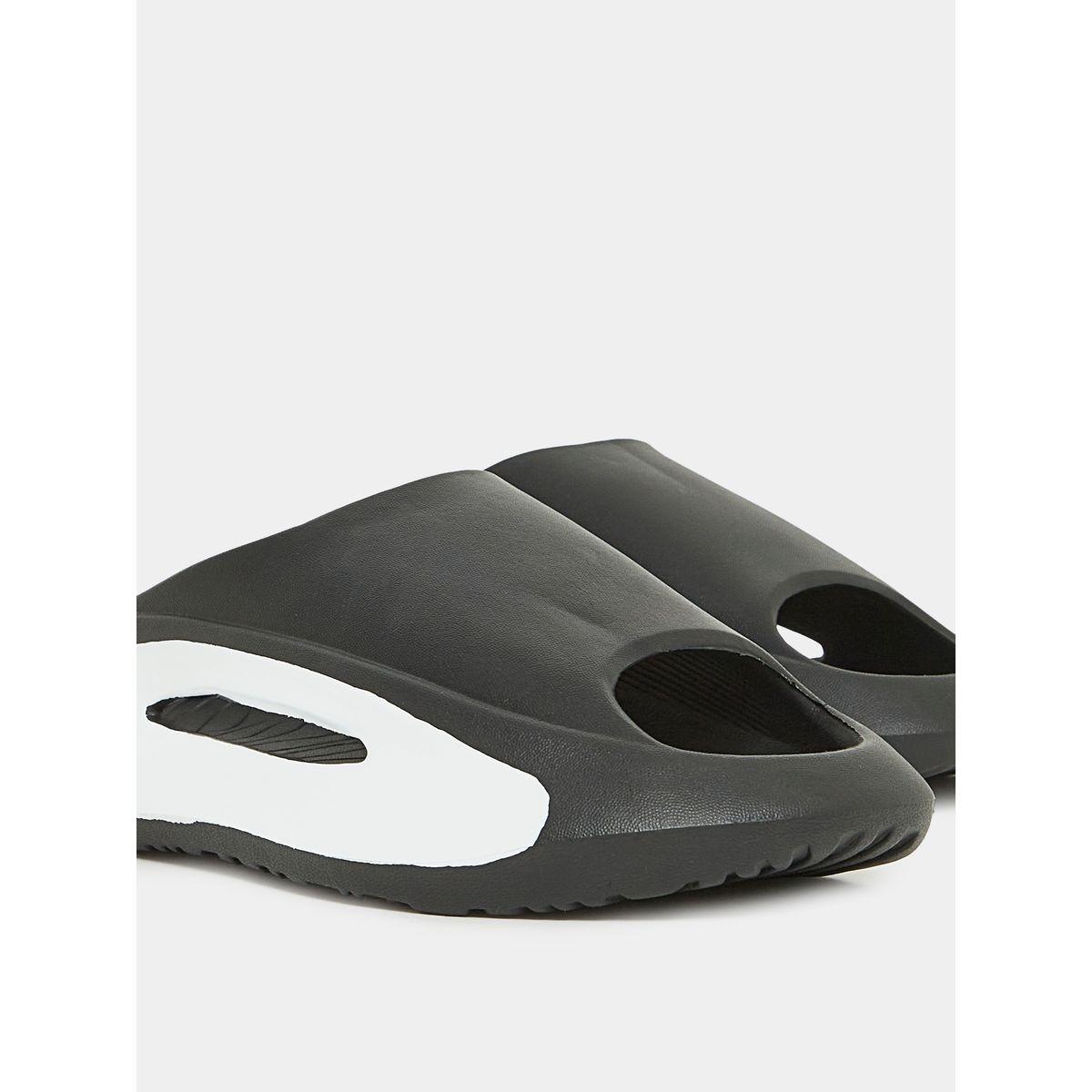 Styli Peep Toe Contrast Side Chunk Slides-men-shoes-flipflopsandslides-image-3