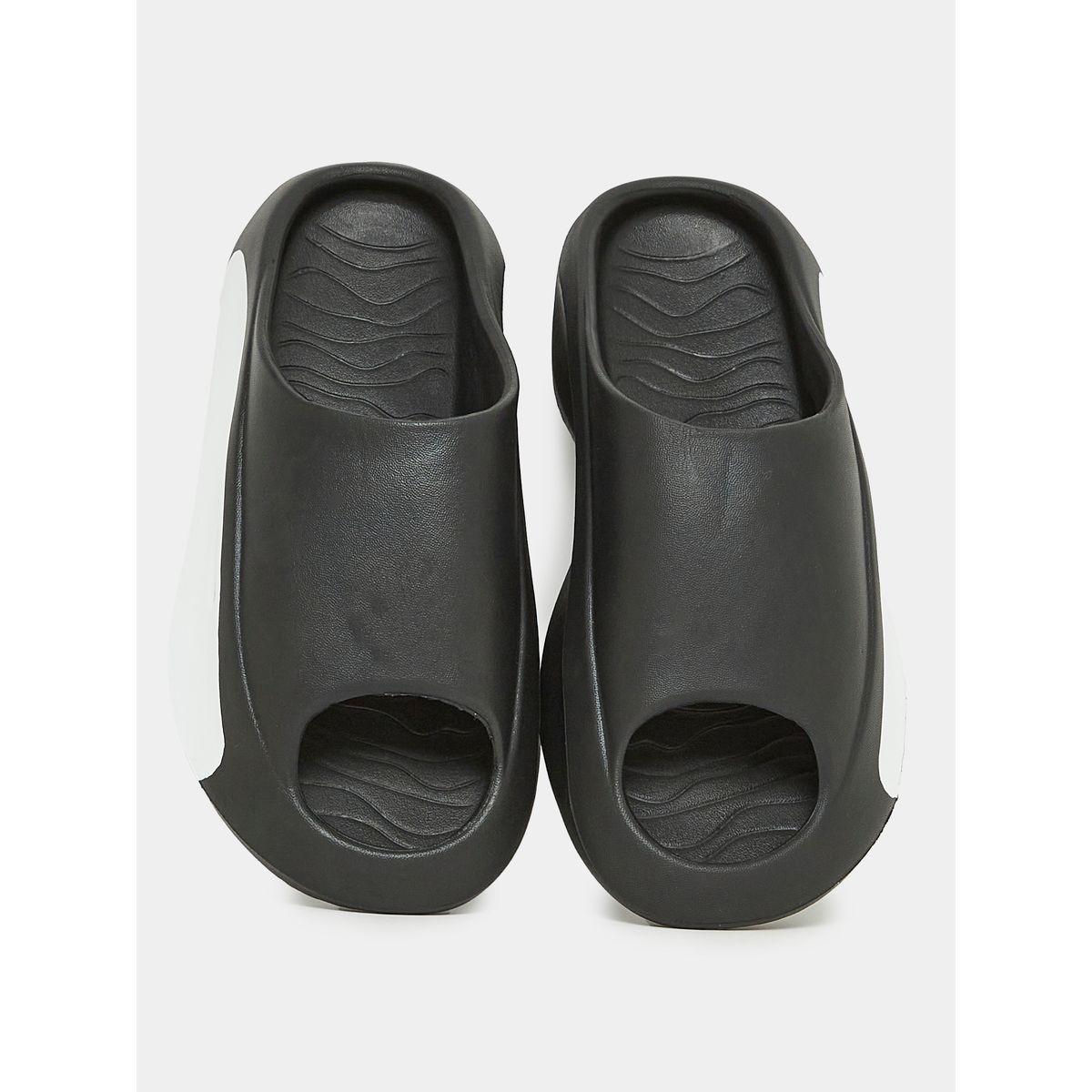 Styli Peep Toe Contrast Side Chunk Slides-men-shoes-flipflopsandslides-image-5