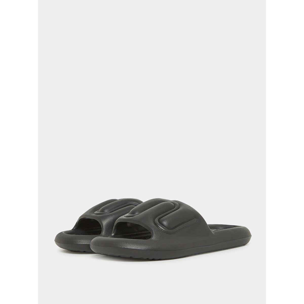 Styli Quilted Band Thick Sole Slides-men-shoes-flipflopsandslides-image-1