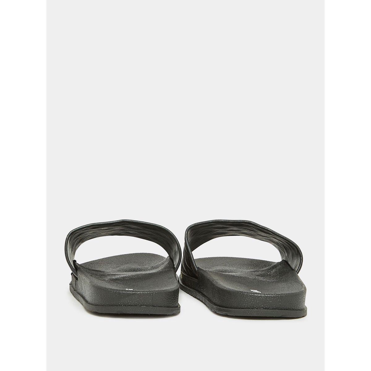 Styli Quilted Stitch Detail Band Flat Slides-men-shoes-flipflopsandslides-image-4