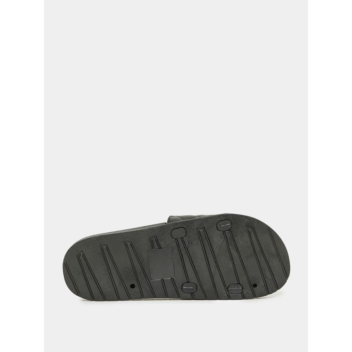 Styli Quilted Stitch Detail Band Flat Slides-men-shoes-flipflopsandslides-image-6